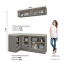 Ver imagem 4 de Lavanderia Modulada 08 Peças 100% MDF com Tampo Americana