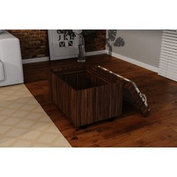 Puff Baú com Rodízios Pu2053 Tecno Mobili - 6 Puff Baú com Rodízios Pu2053 Tecno Mobili - 6