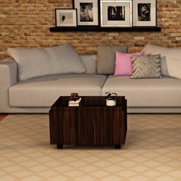 Puff Baú com Rodízios Pu2053 Tecno Mobili - 4 Puff Baú com Rodízios Pu2053 Tecno Mobili - 4