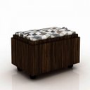 Ver imagem 2 de Puff Baú com Rodízios Pu2053 Tecno Mobili