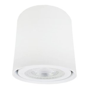 Spot Redondo Sobrepor Direcionável Gu10 Dicroica Branco Megalux