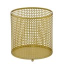 Ver imagem 1 de Lanterna Decorativa de Metal Dourado 19cm PARIS LUZ