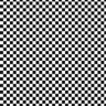 Papel de Parede Lavável Mini Xadrez Preto e Branco 12m - 1