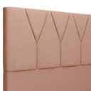 Ver imagem 5 de Cabeceira Cama Box Casal Queen 160cm Aura Linho W01 Rosê - Mpozenato