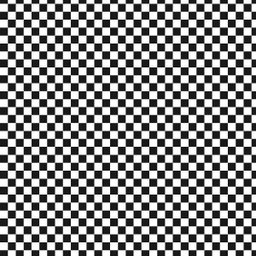 Papel de Parede Lavável Mini Xadrez Preto e Branco 3m - 1