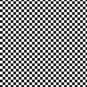 Papel de Parede Lavável Mini Xadrez Preto e Branco 3m
