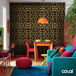 Papel De Parede Lavável Casco Negro De Tartaruga 18m - 5