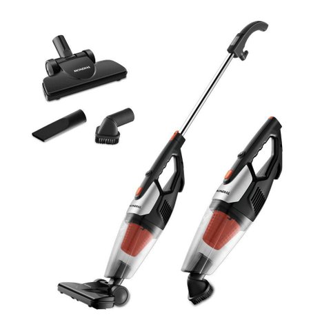 Aspirador de Pó Vertical Mondial Ap-31 1200W 0,6L Filtro Hepa Preto e Laranja 220V