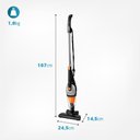 Ver imagem 2 de Aspirador de Pó Vertical Mondial Ap-31 1200W 0,6L Filtro Hepa Preto e Laranja 220V