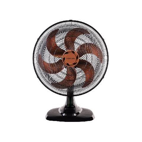 Ventilador Osc Mesa Turbo 50cm 6 Pás - 220v - Preto/bronze