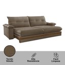 Ver imagem 2 de Sofá Avalon 02 Módulos de 90cm Br25cm Meu Sofá Online B016 Veludo Marrom