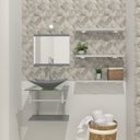 Ver imagem 1 de COMBO 2 EM 1 GABINETE DE VIDRO BIELORRÚSSIA 45CM AC + TORNEIRA ALGARVE PRATA EK