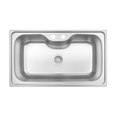 Ver imagem 1 de Cuba de Sobrepor Tramontina Morgana Maxi 86x50 Cm em Aço Inox Acetinado com Válvula 94900476