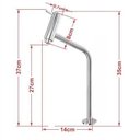 Ver imagem 2 de COMBO 2 EM 1 GABINETE DE VIDRO ESCÓCIA 45CM AC 45CM AC + TORNEIRA ALGARVE PRETO EK