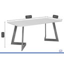 Ver imagem 3 de Mesa Jantar Caju Madeira 180x90cm Madeira/Cinamomo Cimol