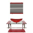 Ver imagem 2 de GABINETE DE VIDRO IRLANDA 70CM IQ INOX VERMELHO FERRARI EK