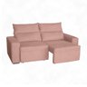 Sofá Retrátil e Reclinável 3 Lugares Viena Rose - Meu Estofado Sofá Retrátil e Reclinável 3 Lugares  - 1