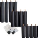 Ver imagem 1 de 12 Pés de Madeira Anti Refluxo Conjunto de Pés para Cama Box Especial