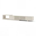 Ver imagem 3 de Rack Extensível para TV 75 Polegadas Planejado 244cm Portas Ripadas Aruá CabeCasa MadeiraOriginals