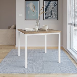 Mesa Quadrada 90cm para Sala de Jantar Tampo BP Adriana