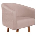 Ver imagem 5 de Poltrona Decorativa Sala de Estar Recepção Luiza Pés Palito Suede - Doce Sonho Móveis POLTRONAS POLT