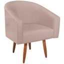 Ver imagem 6 de Poltrona Decorativa Sala de Estar Recepção Luiza Pés Palito Suede - Doce Sonho Móveis POLTRONAS POLT