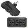 Kit 10 Adaptador de Tomada Benjamin Triplo Padrão Antigo e Novo - Entrada universal 10a e 20a ( - Pr - 1