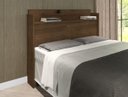 Ver imagem 1 de Cabeceira Thayna para Cama Box Queen Malbec