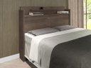 Ver imagem 1 de Cabeceira Thayna para Cama Box Queen Chocolate