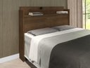 Ver imagem 1 de Cabeceira Thayna para Cama Box Casal Malbec
