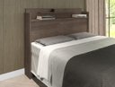 Ver imagem 2 de Cabeceira Thayna para Cama Box Casal Chocolate