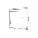Ver imagem 4 de Cabeceira Thayna para Cama Box Casal Branco
