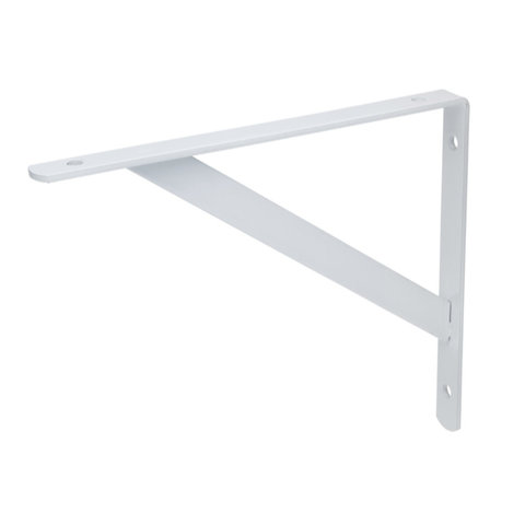 Mão Francesa Leve L 40cm em Aço Kit 6un Branca