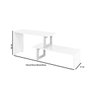 Conjunto Rack Netuno Off White Amendoa e Painel Urano Off White - 3