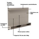 Ver imagem 4 de Painel para TVs Até 65 Polegadas Off White Marte Tebarrot Móveis