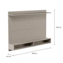 Ver imagem 3 de Painel para TVs Até 65 Polegadas Off White Marte Tebarrot Móveis