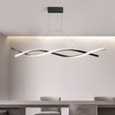 Ver imagem 3 de Lustre Pendente Aspiral Led Iluminaçao Hall de Entrada Recepçao Sala de Jantar Decoraçao Come