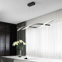 Ver imagem 7 de Lustre Pendente Aspiral Led Iluminaçao Hall de Entrada Recepçao Sala de Jantar Decoraçao Come