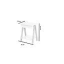 Ver imagem 2 de Mesa Lateral Old Branco Amêndoa