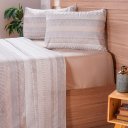 Ver imagem 1 de Jogo de Cama King Cotton Touch 4 Peças 193x203x40cm Bossa