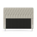 Ver imagem 3 de Cabeceira Bellatrix 160 / N-037 Bouclê Off White Aradecor