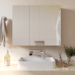 Espelheira para Banheiro Klein:branco