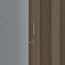 Ver imagem 4 de Porta Sanfonada de PVC 210cm x 60cm Plastporta Bcf Preta Madeirada Wengue