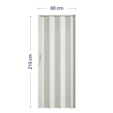 Ver imagem 5 de Porta Sanfonada de PVC 210cm x 60cm Plastporta Bcf Preta Madeirada Wengue