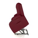 Ver imagem 5 de Poltrona do Papai Reclinável Sala de Cinema Crihs Elétrica Lift Elevação Pu Vermelho G23 - Gran Belo