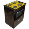 Kit Balcão Salvia Ipê com Cooktop Amarelo 4 Bocas e Forno 48 Plus Chamalux 127v - 1