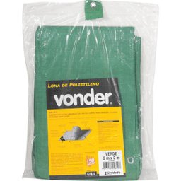 Lona Polietileno 2x2m Verde - Vonder - 2