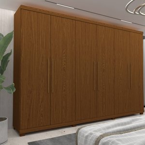 Guarda Roupa Casal 6 Portas Absolut Castanho - Gelius