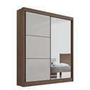 Ver imagem 2 de Guarda Roupa Atenas 2 Pts 100% MDF com Espelho D Doro