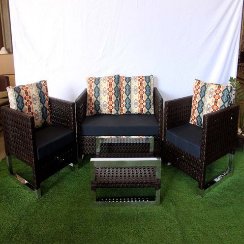 Conjunto Poltronas Itália Para Jardim, Área externa, Decoração Trama Original